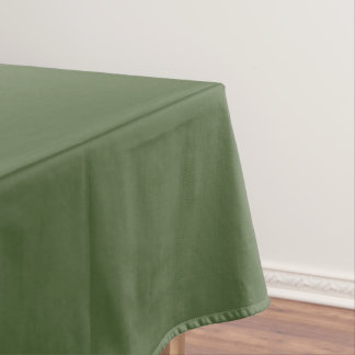 Modern Heritage Solid Forest Green Tablecloth
