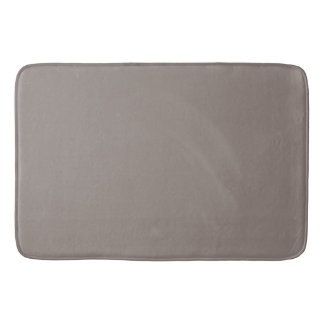 Modern Heritage Solid Mushroom Taupe Bath Mat