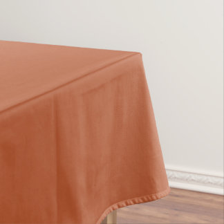 Modern Heritage Solid Rich Terracotta Tablecloth