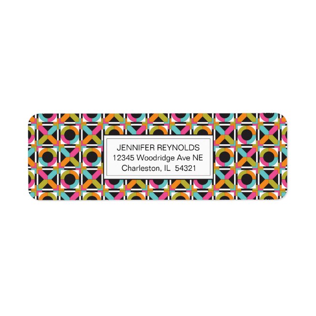 Modern Hexagon Quilt Pattern (Front)