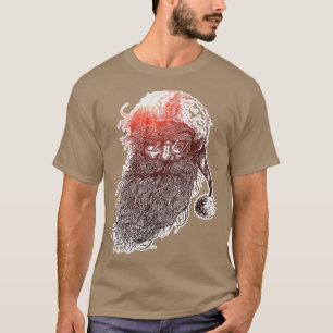 Modern Hipster Santa Claus Sunglasses 2 T-Shirt