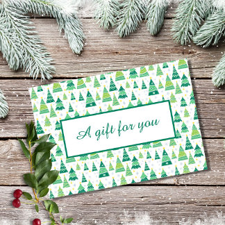 Modern Holiday Business Gift Certificate