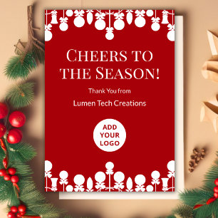 Modern Holiday Card for Teams or Clients