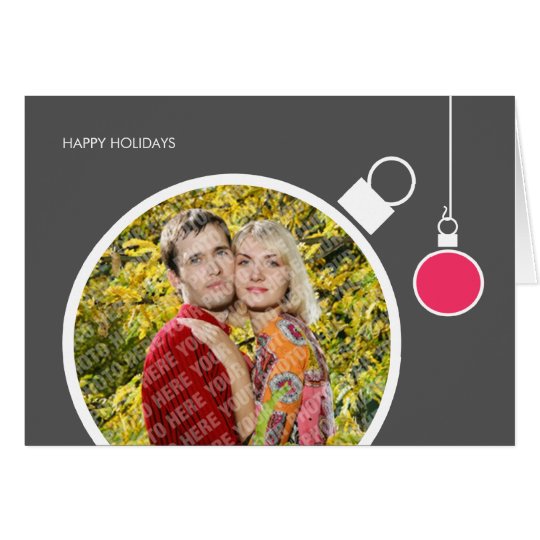 Modern Holiday Card Photo Template