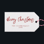 Modern Holiday Gift Tag<br><div class="desc">These family holiday gift tags are perfect for a personalised holiday present.</div>