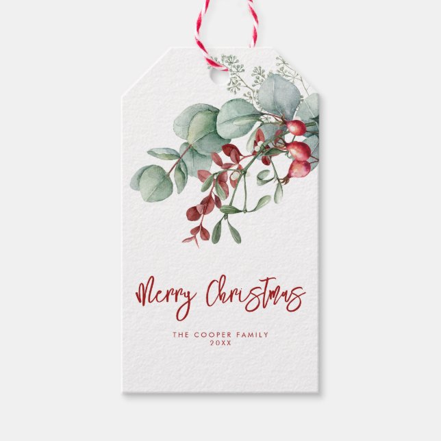 Modern Holiday Gift Tag (Front)