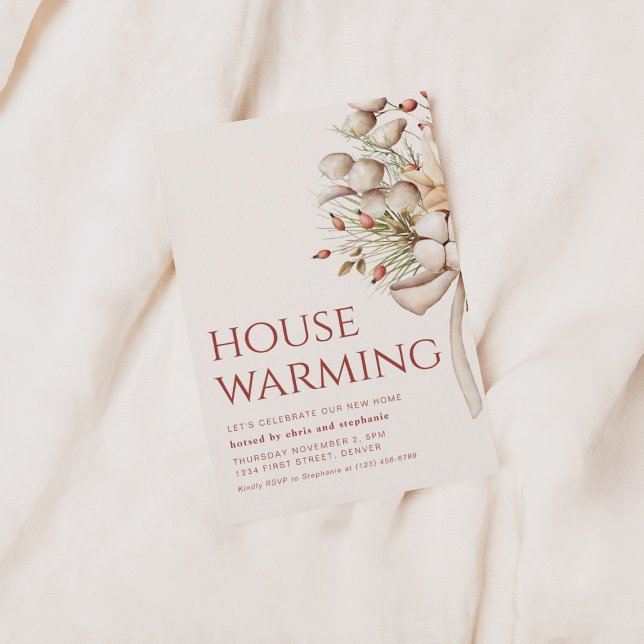 Modern Holiday Housewarming Party Invite (Creator Uploaded)