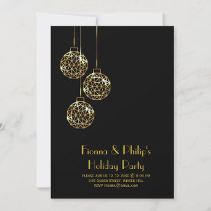 Modern Holiday Party Invitation