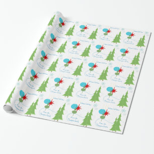 Modern Holiday Personalised Wrapping Paper