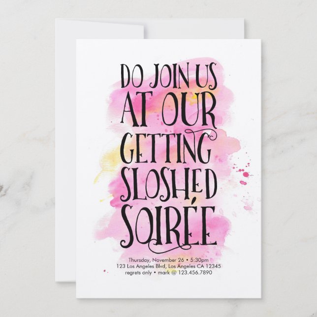 Modern Holiday Season Party Invitation (Front)