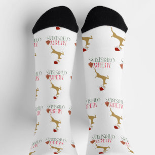 Modern Holiday Socks Christmas