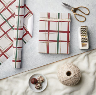 modern Holiday stripes Wrapping Paper