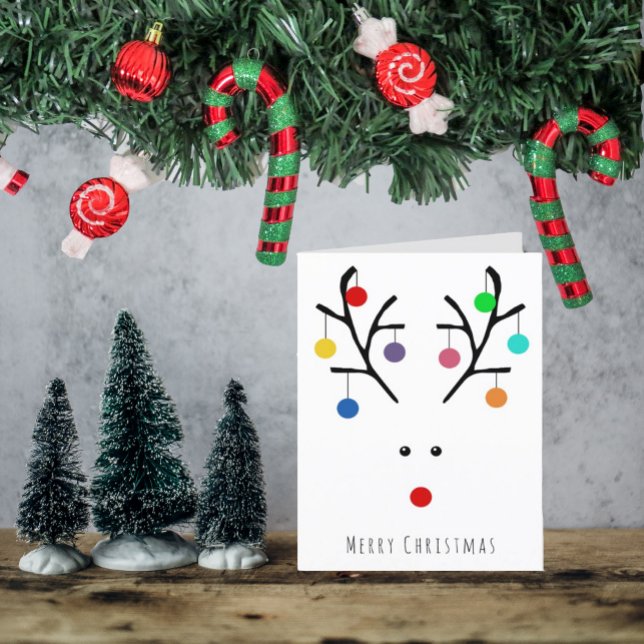 Modern Holiday Whimsical Reindeer Christmas (Creator Uploaded)