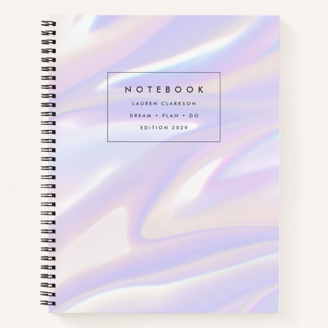 Modern Holographic Notebook (Front)