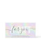 Modern holographic pastel rainbow salon gift card