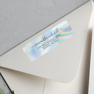 Modern Holographic Personal Return Address