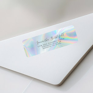 Modern Holographic Script Return Address