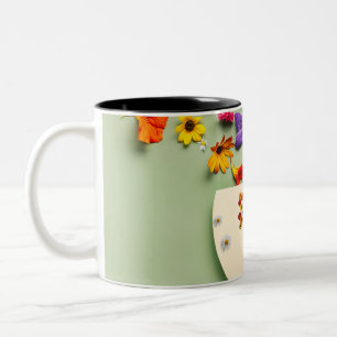 Modern Home Decor, Refreshing Accent Piece Two-Tone Coffee Mug