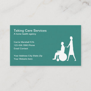 Modern Home Health Agency Business Card