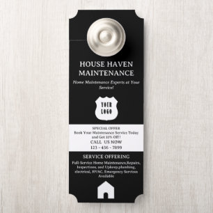 Modern Home Maintenance  Door Hanger