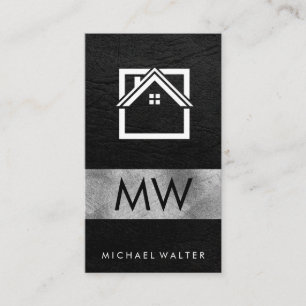 Modern Home Real Estate Logo Business Card