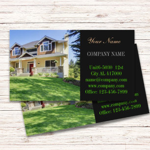 Modern home renovation remodeling  Real Estate Business Card