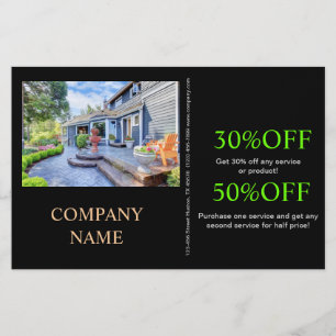 Modern home renovation remodeling Real Estate Flyer