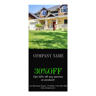 Modern home renovation remodeling Real Estate Rack Card