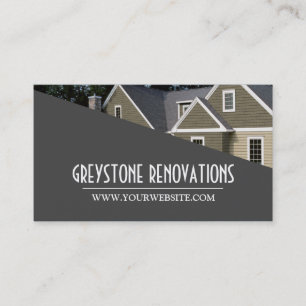 Modern Home Renovations Business Card