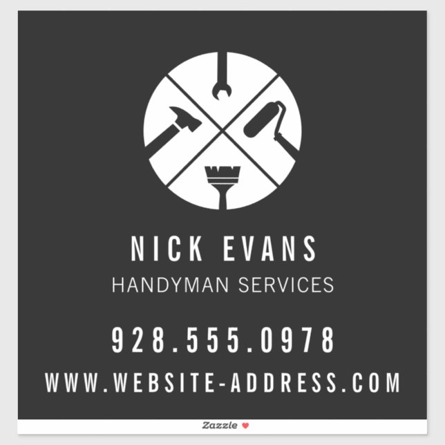 Modern Home Repair Handyman Logo (Sheet)