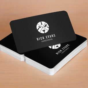 Modern Home Repair Handyman Logo Business Card