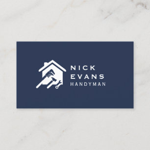 Modern Home Repair Logo Business Card