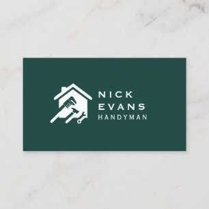 Modern Home Repair Logo Business Card