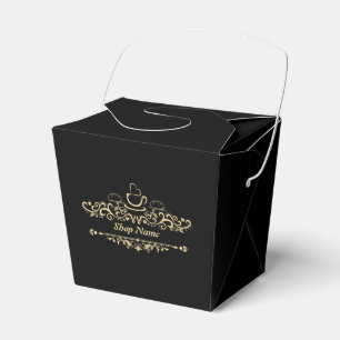 Modern Homemade coffee Bakery custom Business Logo Favour Box
