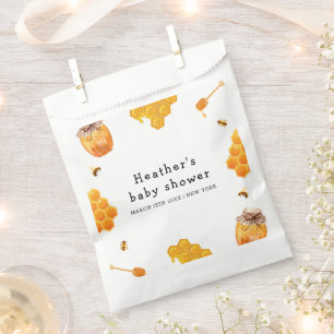 Modern Honey Bumblebee Frame Baby Shower Favour Bags