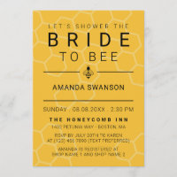 Modern Honeycomb & Bee Bridal Shower