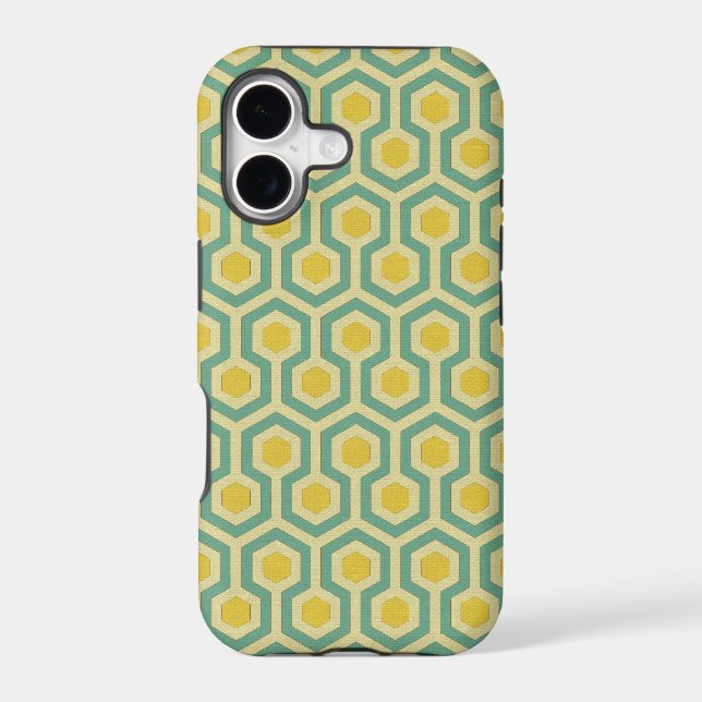 Modern honeycomb geometric tribal pattern print (Back)