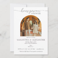 Modern Honeymoon Fund Photo Couples Shower