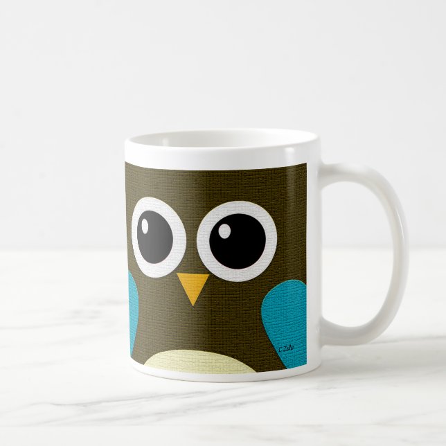 Modern Hoot Owl Mug (Right)