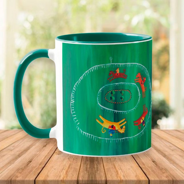 Modern Horse Race  Mug (Creator Uploaded)