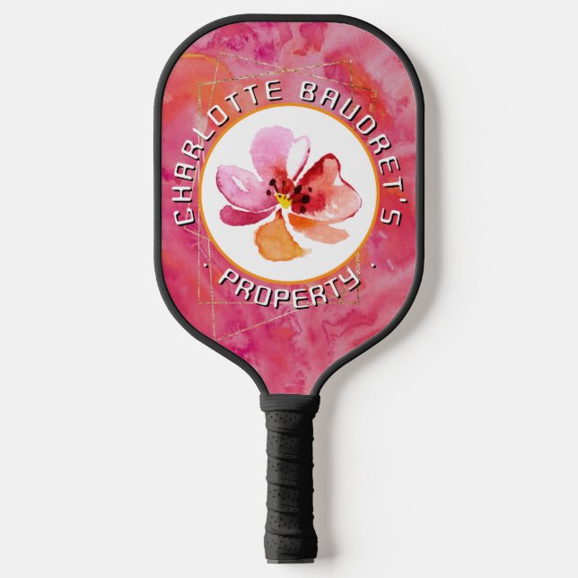 Modern Hot Colour  Pickleball Paddle (Front)
