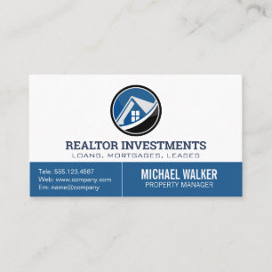 Modern House Logo Business Card