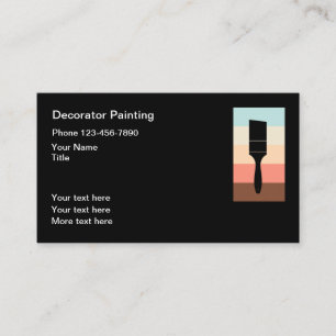 Modern House Panting Service Business Card