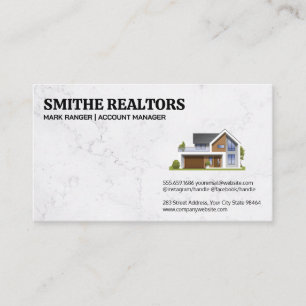 Modern House   Real Estate Agent   Properties Appointment Card