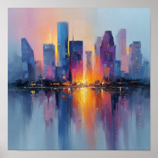 Modern Houston Contemporary City Wall Art