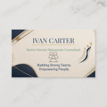 Modern HR Business Card.