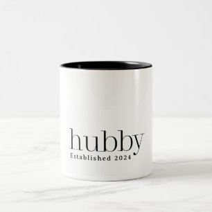 Modern Hubby Husband Two-Tone Coffee Mug