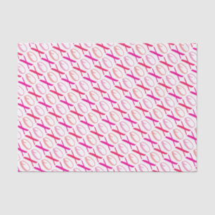 Modern Hugs & Kisses (XOXO) Valentine's Day Tissue Paper