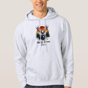 Modern Hunting Season Personalise Hoodie