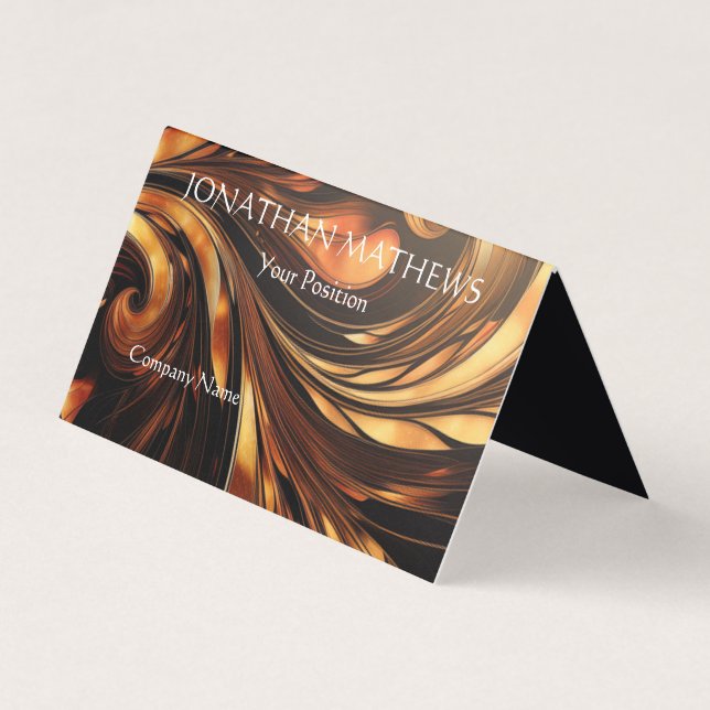 Modern I Abstract 4 Business Card  (Front)